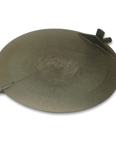 Drehklappe schwarz o/Schrauben für Ansaugtrichter CL-600